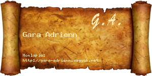 Gara Adrienn névjegykártya